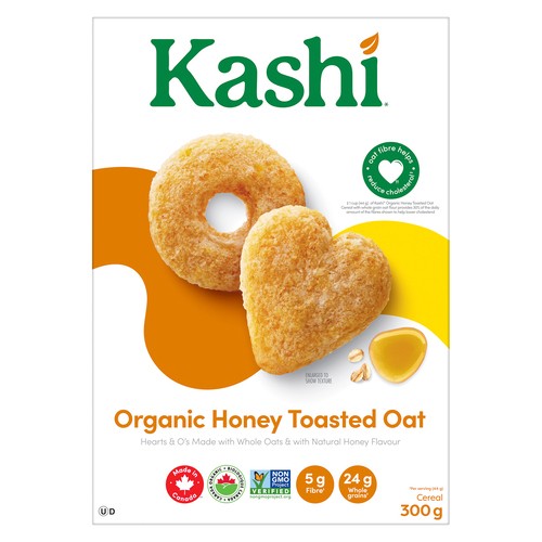 Kashi Cereal Organic Honey Oat 10X300G